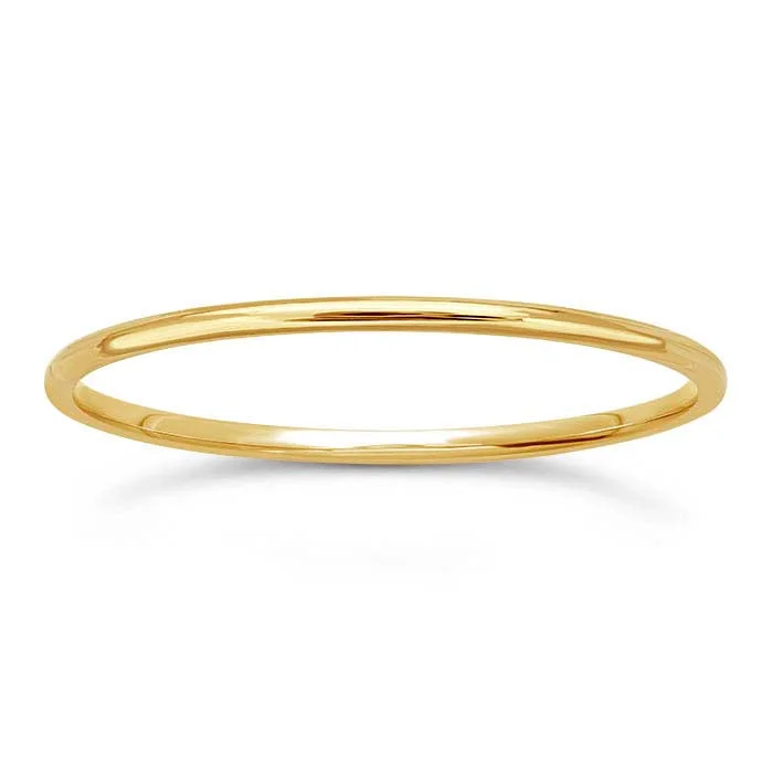 Silver Cocktail Ring-Slim Stacking Ring