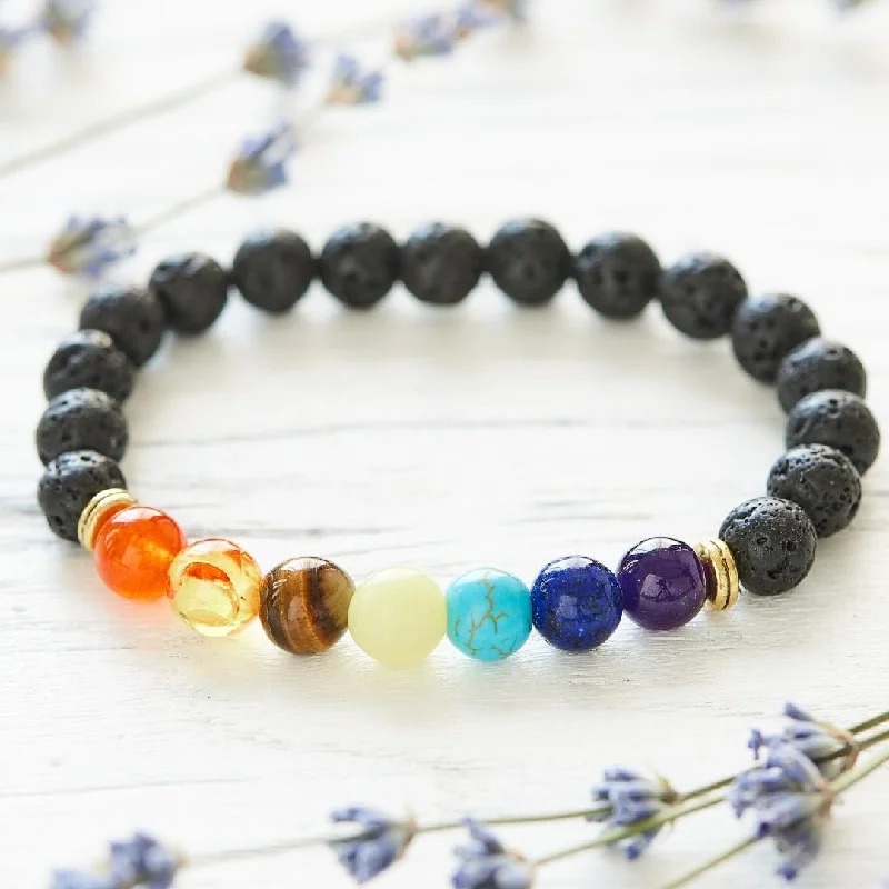 Wedding Bracelet for Bride-7 Chakra Bead Bracelet