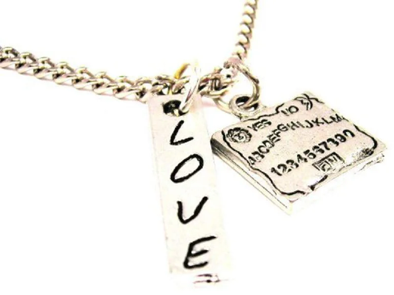 Lightweight Necklace for Women-Ouija Board Love Stick Necklace