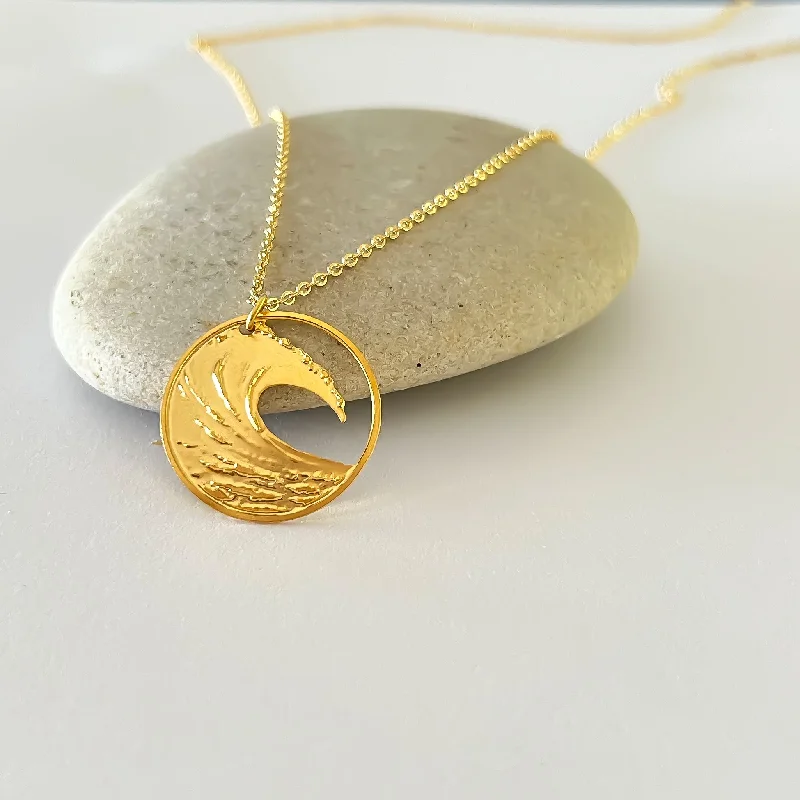 Long Chain Necklace-Wave Necklace