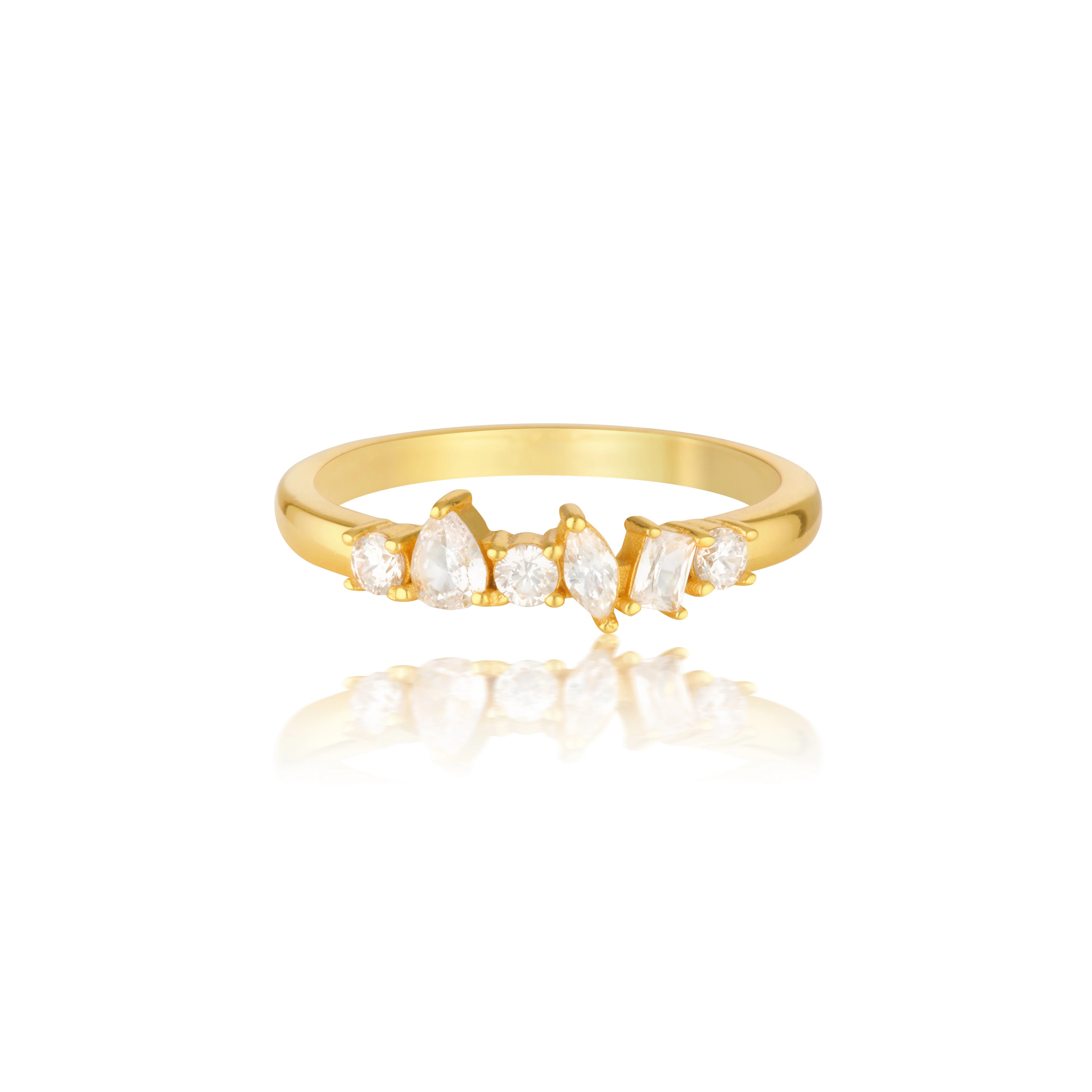 Rose Gold Promise Ring-Simi Ring