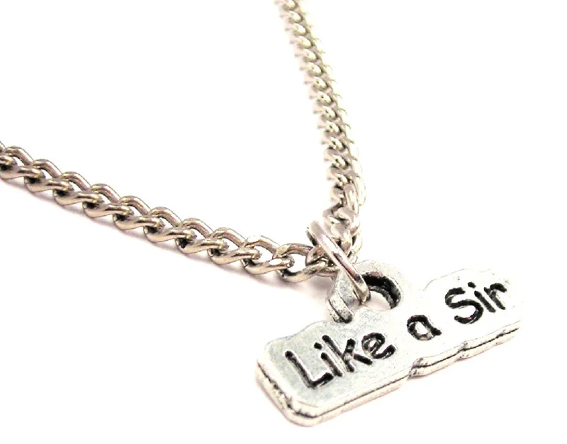 Heart Pendant Necklace for Women-Like A Sir Single Charm Necklace