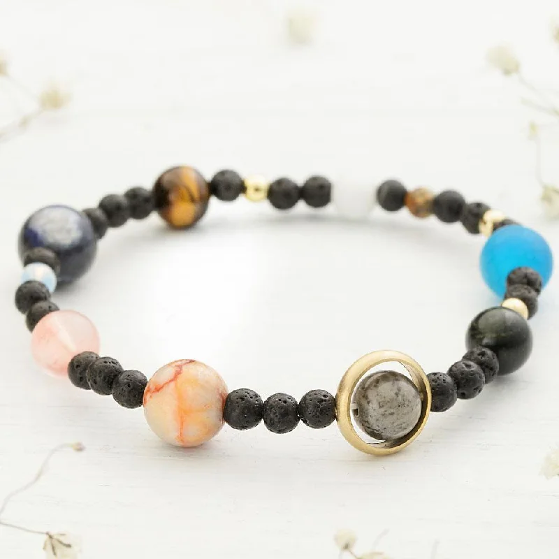 Statement Bracelet for Women-9 Planets Energy Bracelet