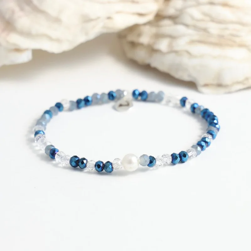 Classic Tennis Bracelet-Deep Ocean Bracelet