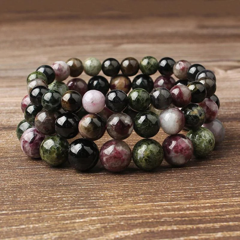 Luxury Stackable Bracelets-Tourmaline Reflection Bracelet