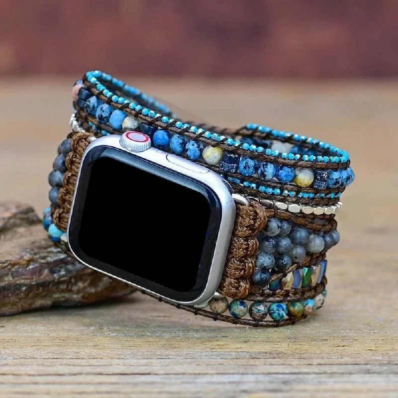 Men’s Adjustable Bracelet-Retro Apple Watch Band Bracelet