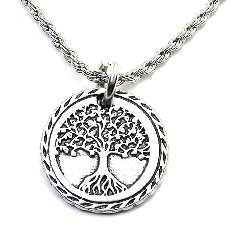 Custom Name Necklace for Gift-Tree Of Life Single Charm Necklace