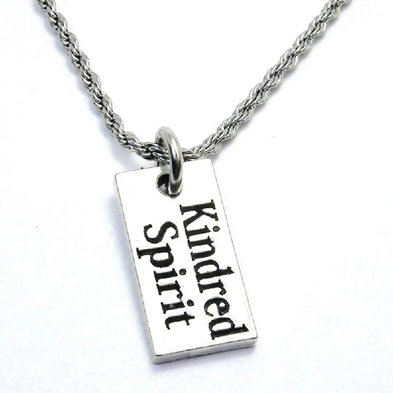 Women’s Name Necklace-Kindred Spirit Single Charm Necklace