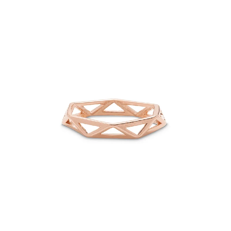 Oval Diamond Ring-Clara Ring Rose Gold