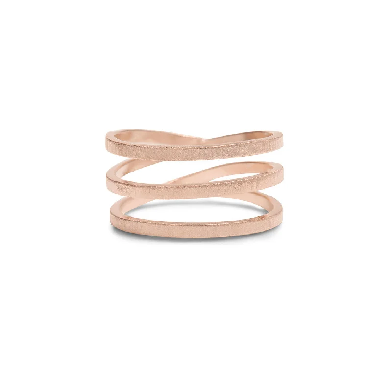 Couples Matching Rings-Jayla Ring Rose Gold